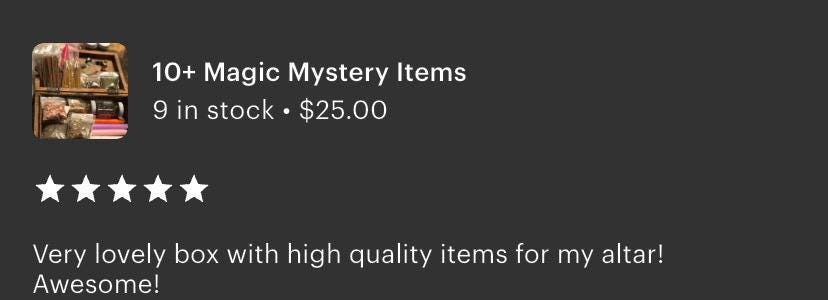 Witchcraft Mystery Box
