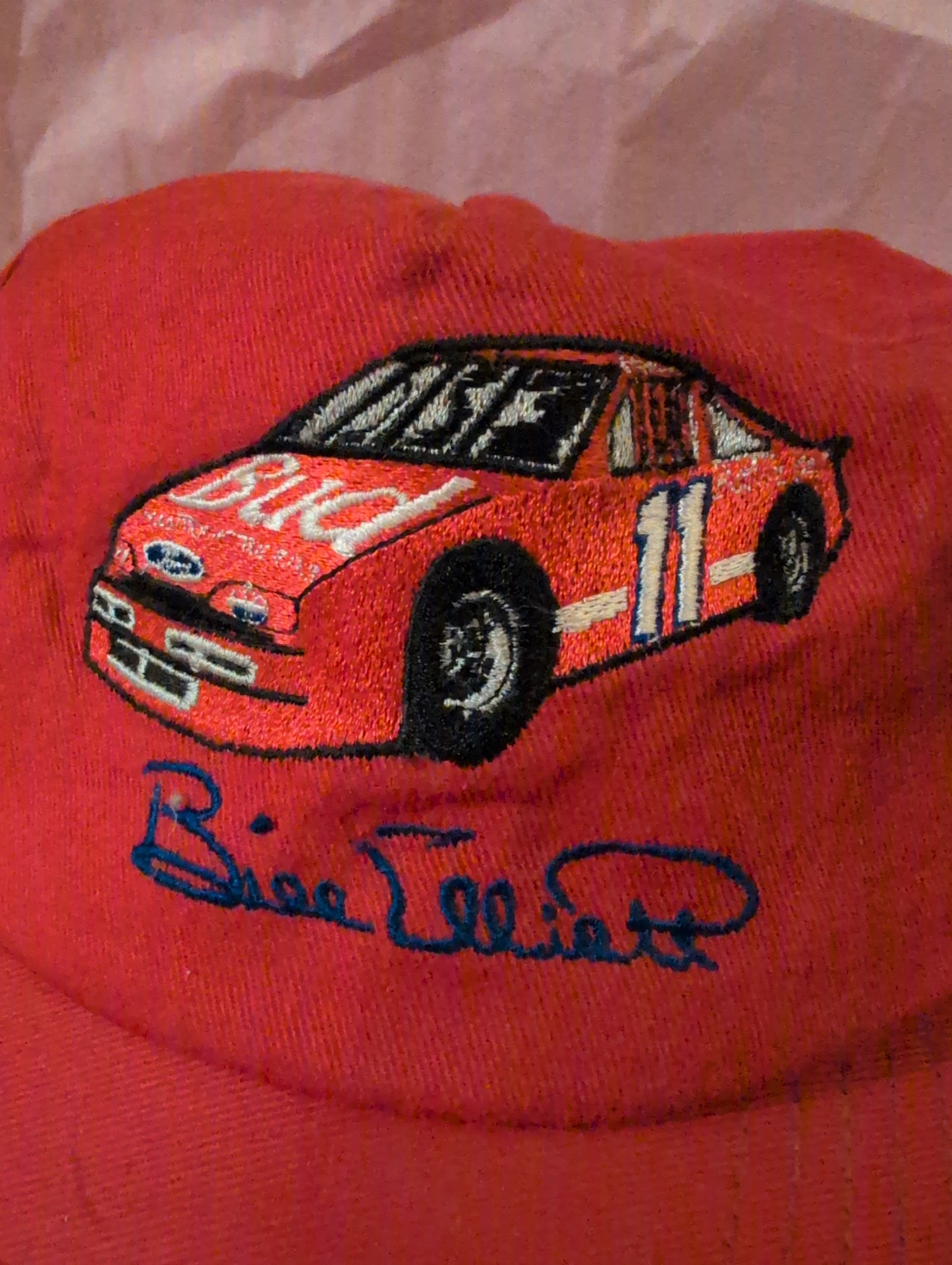 Bill Elliott Budweiser NASCAR hat