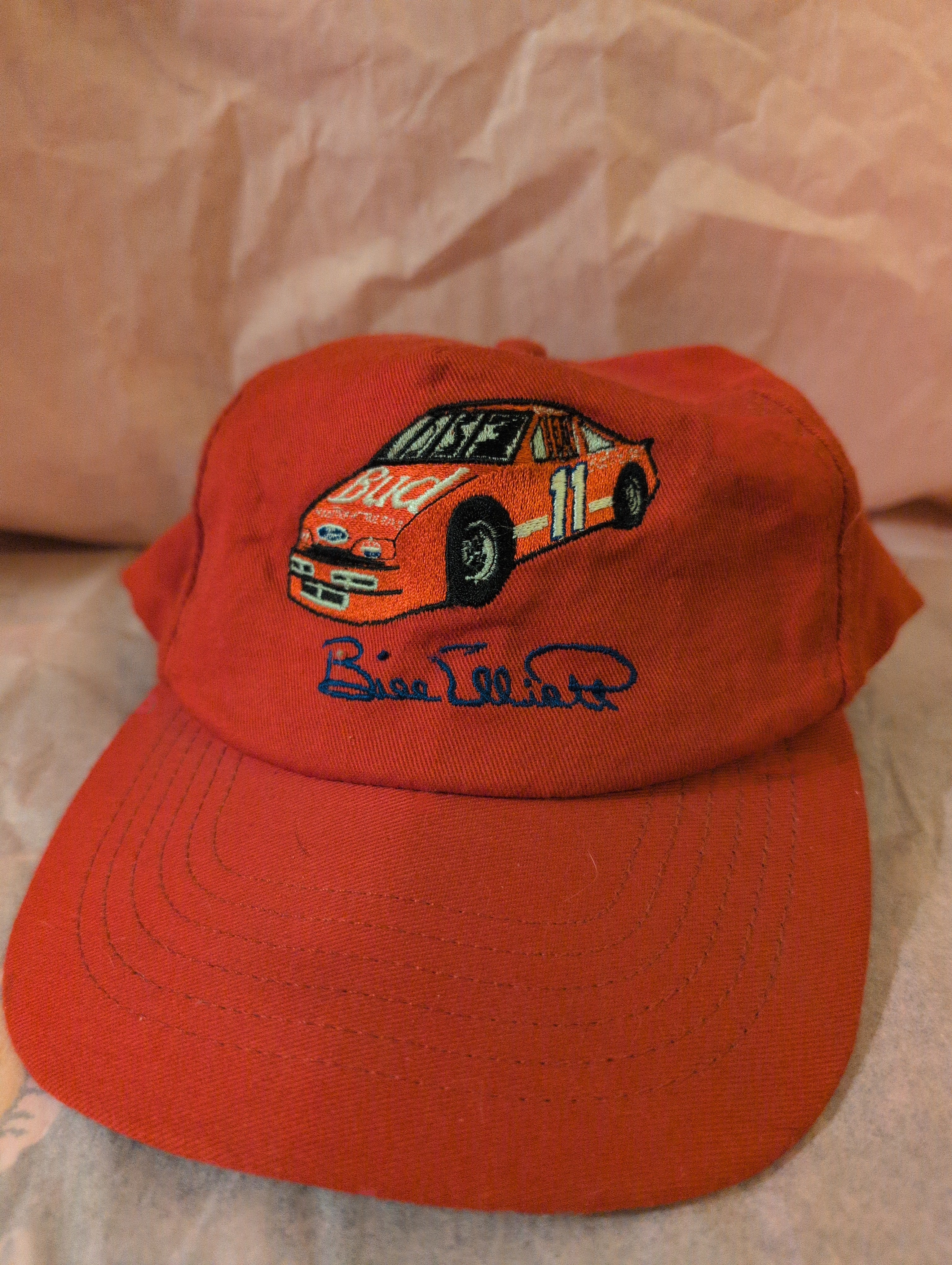 Bill Elliott Budweiser NASCAR hat